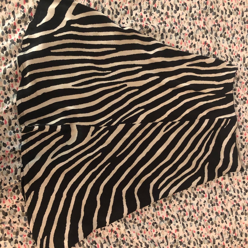 Satin midi skirt